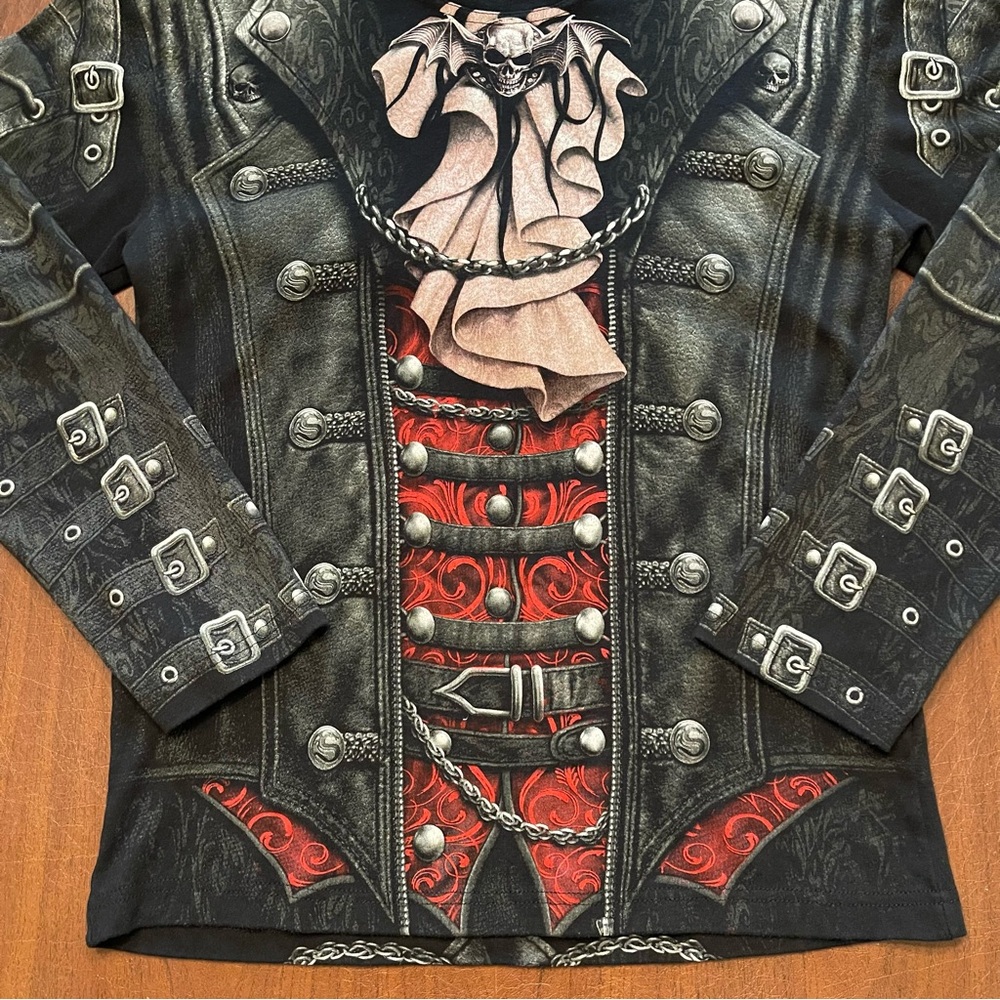 Spiral Direct Gothic Wrap Allover Jacket Vest Sku… - image 2